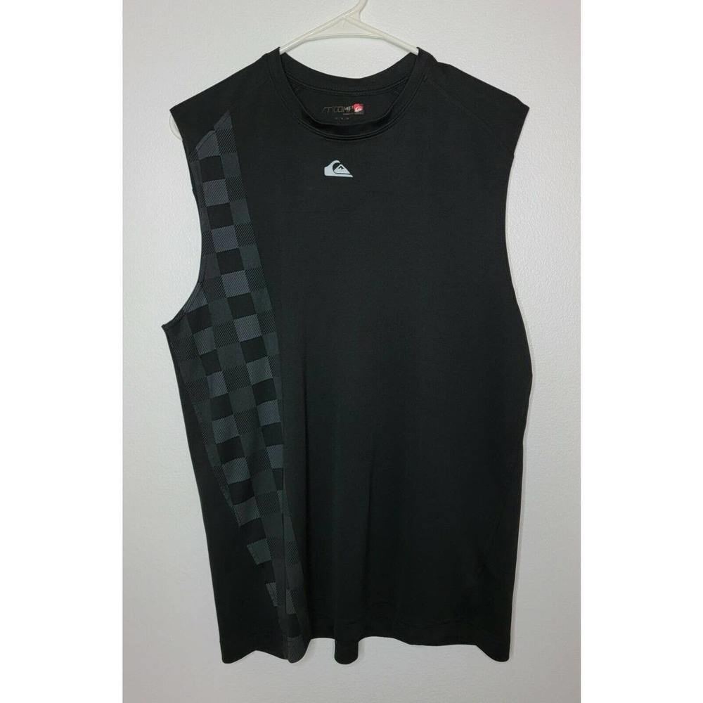 Quiksilver ST Comp Active Surf Tank Top Size Men's M Medium Athletic Polyester